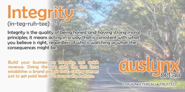 Without Integrity, We Are Nothing